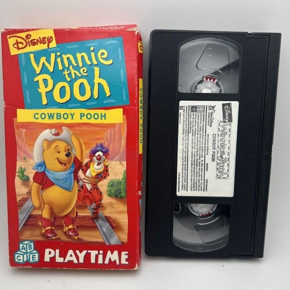 Winnie the Pooh - Pooh Playtime - Cowboy Pooh (VHS, 1994). G9 - Picture 3 of 3